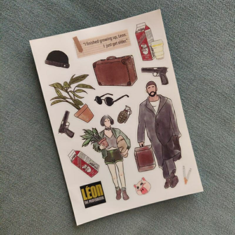Jual STICKER PACK: LEON THE PROFESSIONAL A6 | Shopee Indonesia
