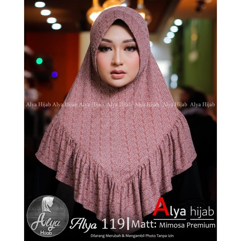 Jual Jilbab Khimar Instan Simple Alya Ori Alya Hijab Shopee Indonesia