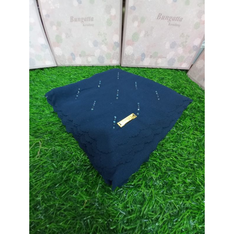 Voal Segiempat Swarovski Batang Bunga Voal Premium