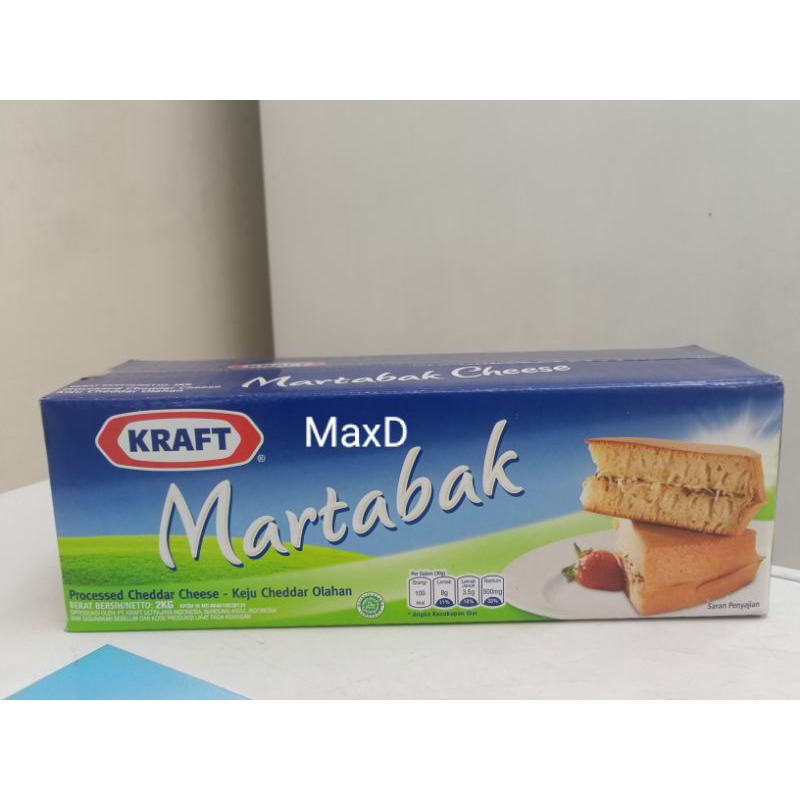 Jual Keju Cheddar Kraft Martabak 2kg Shopee Indonesia 8416