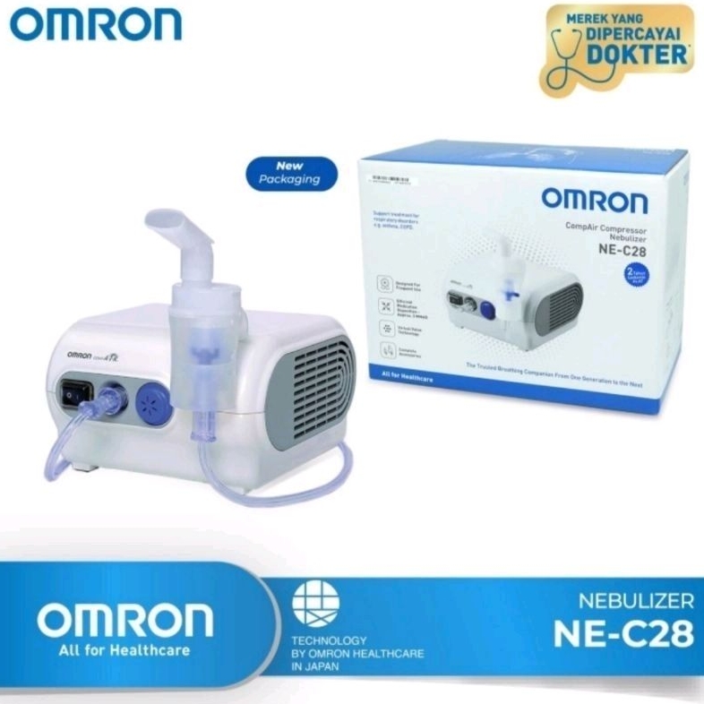 Jual Nebulizer Omron NE C28 Alat Terapi Uap Bayi Anak Dewasa | Shopee ...