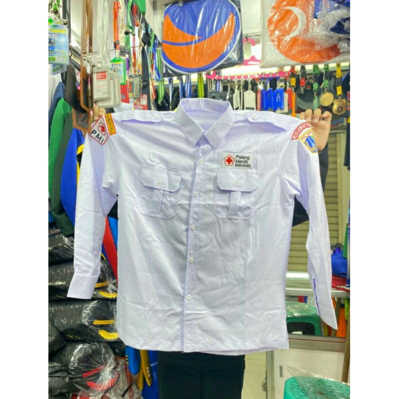 Jual kemeja PMI seragam PMI baju PMI pdh PMI baju kerja PMI | Shopee ...