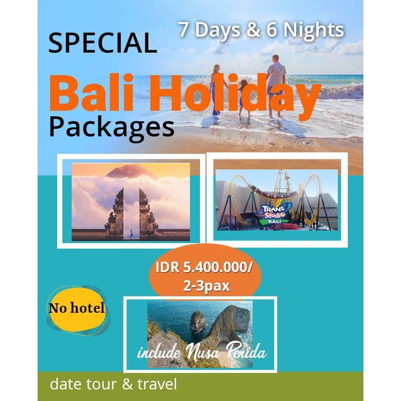 paket tour bali 7 hari 6 malam