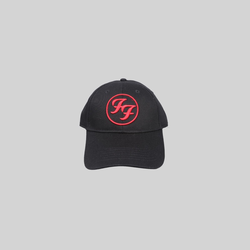 Foo Fighters Logo Red Circle Frauen T-Shirt – Schwarz, 100% Baumwolle, Offizielles Band-Merch