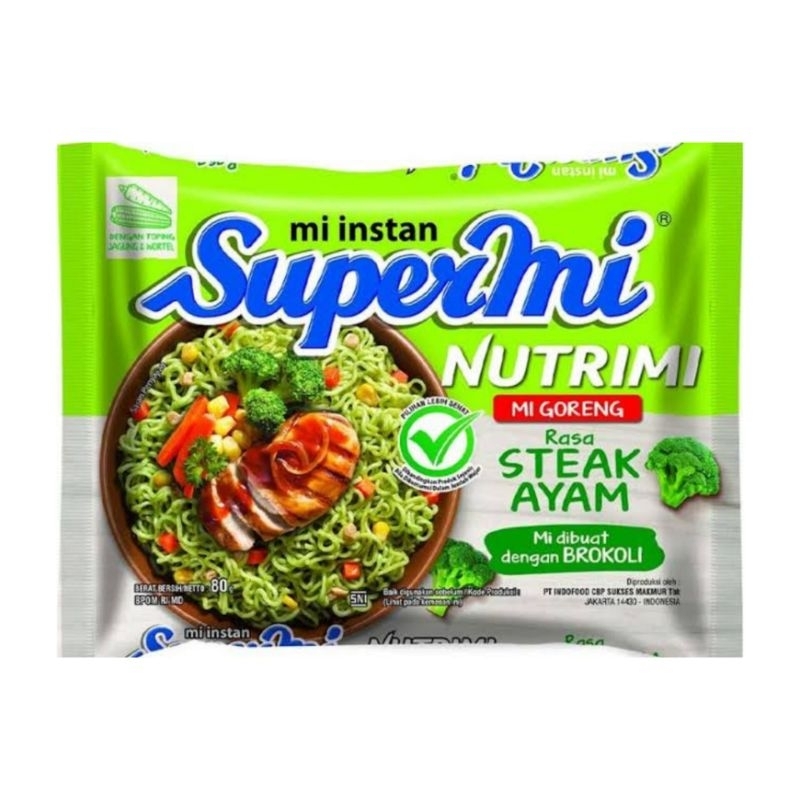 Jual SUPERMI MIE INSTAN GORENG DAN KUAH 1 PCS | Shopee Indonesia
