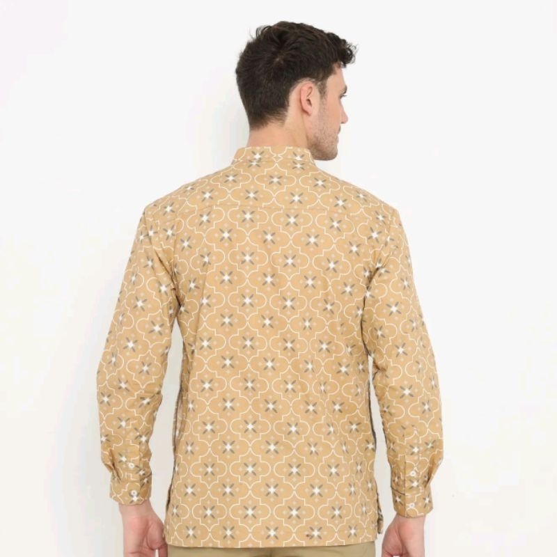 Jual ALDEBARAN- 100% katun Kemeja Koko Raya Series Ansel Lengan Panjang ...