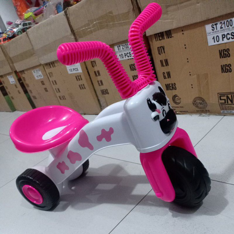 Jual Mainan Sepeda roda tiga model Sapi FD 305 | Shopee Indonesia