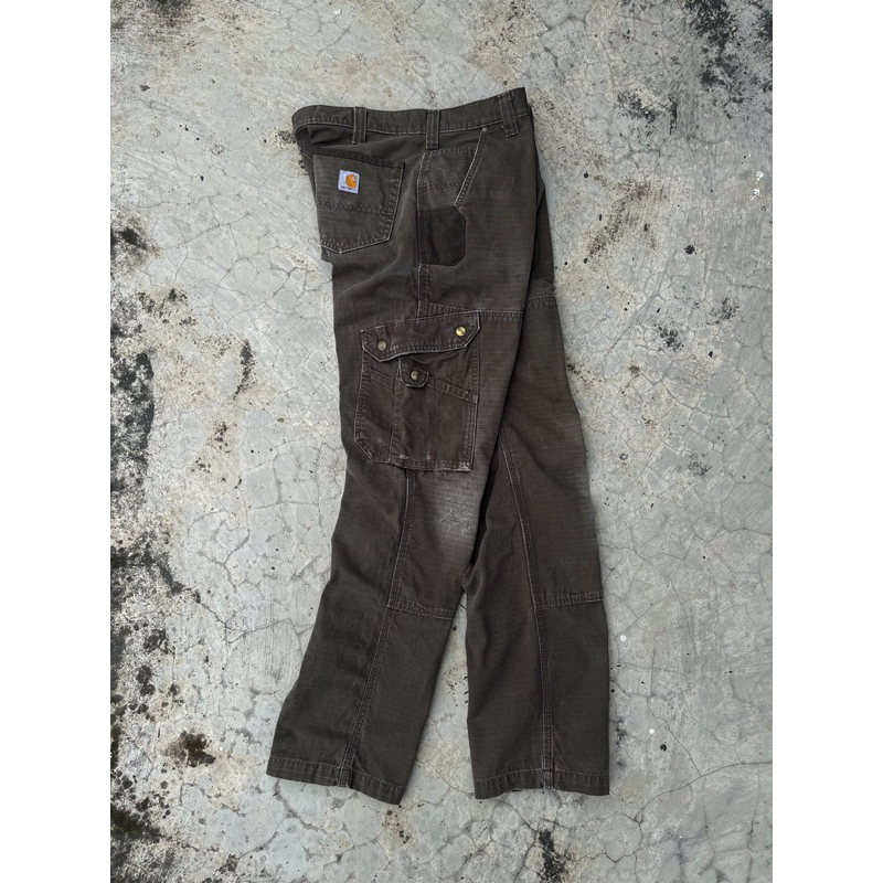 Jual B342DFE CARHARTT RIPSTOP CARGO WORK PANTS (Dark coffee) Shopee