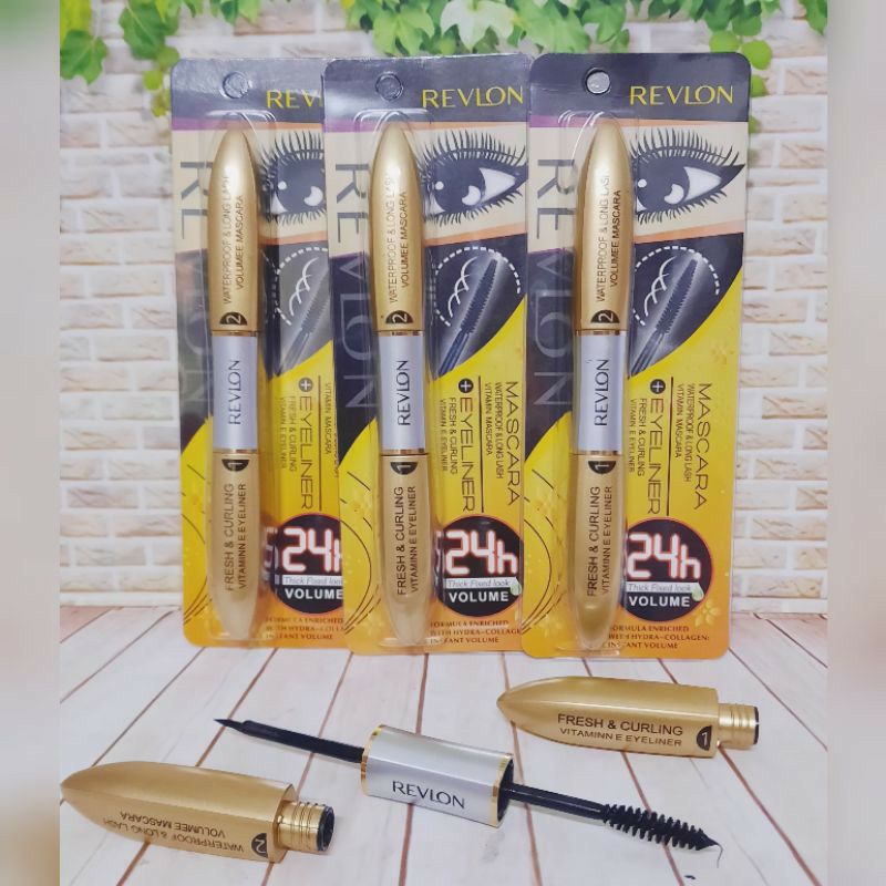 Jual [ ecer ] MASKARA + EYELINER 2in1 / MASCARA DOUBEL / MASCARA