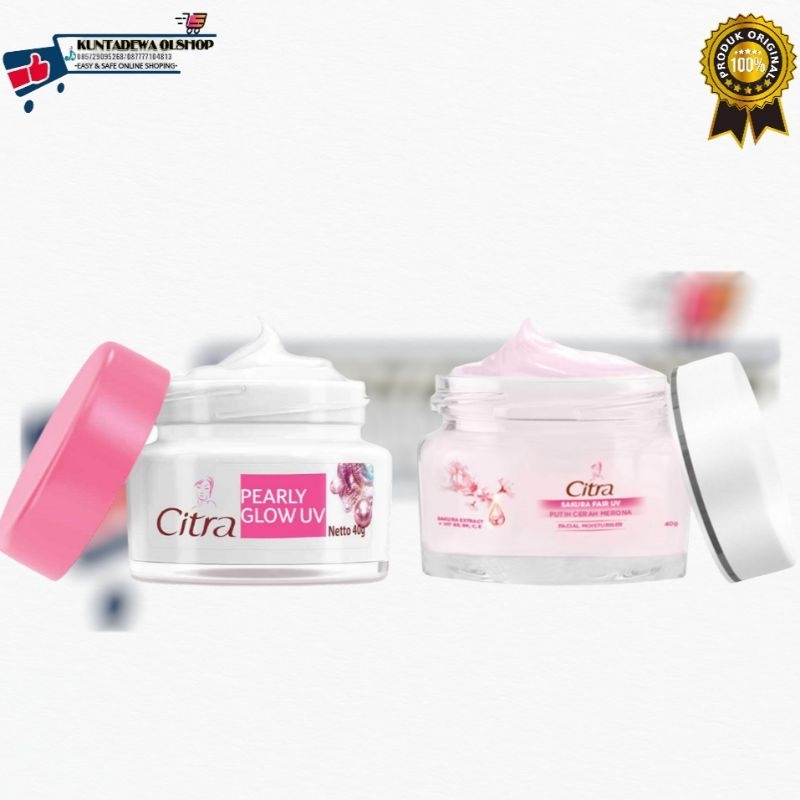 Jual Citra Pelembab Wajah Hazeline Pearly White Sakura Uv Cream G