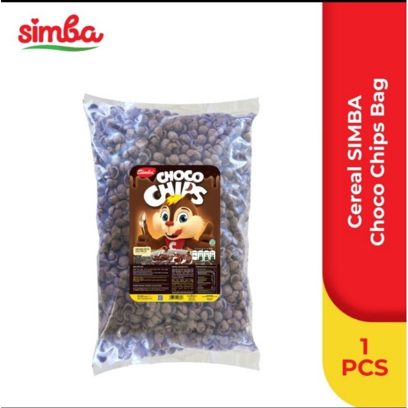 Jual Sereal SIMBA Choco chips Bag 1kg | Shopee Indonesia