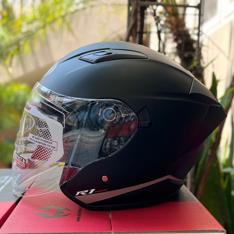 Jual NHK R1 MAX SOLID BLACK GLOSSY / DOFF | Shopee Indonesia