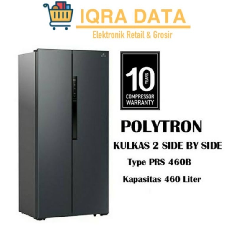 Jual Kulkas Polytron New Belleza Inverter Side By Side 2 Pintu PRS 460B ...