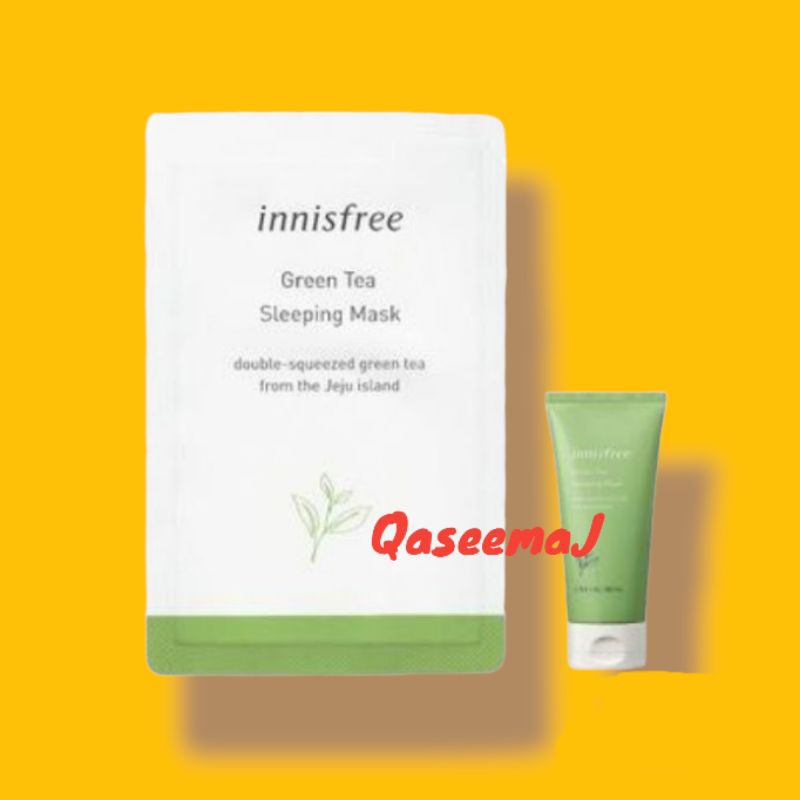 Jual INNISFREE green tea sleeping mask sample sachet | Shopee Indonesia