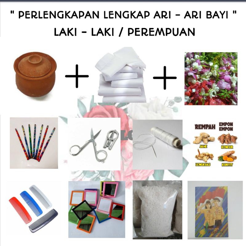 Jual PERLENGKAPAN PENGUBURAN ARI ARI BAYI KOMPLIT LAKI LAKI / PEREMPUAN ...