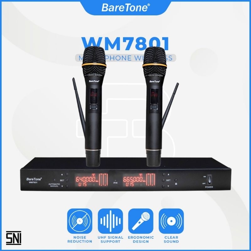 Jual Wireless Mic Microphone Baretone Wm Wm Isi Ori Shopee