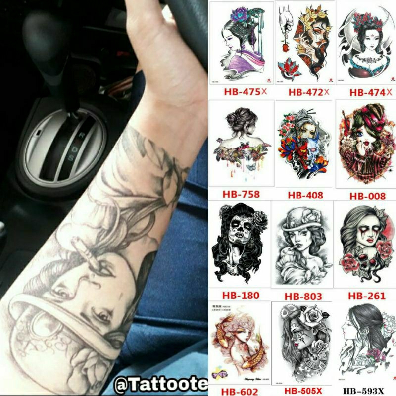 Jual Tattoo Temporary Temporer | Shopee Indonesia