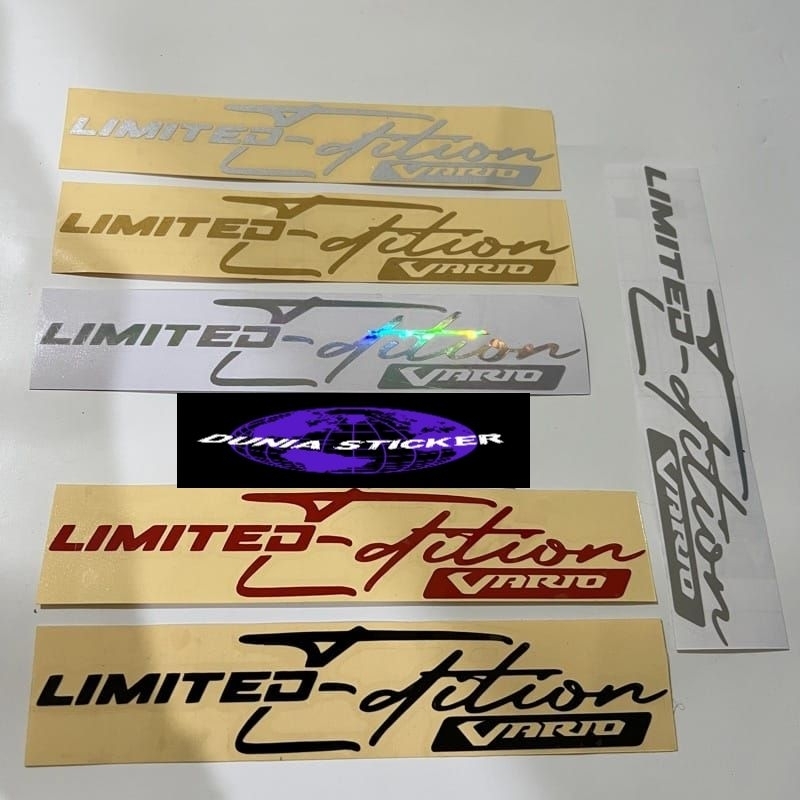 Jual Stiker Limited Edition Vario Sticker Cutting Stiker Viral Motor ...