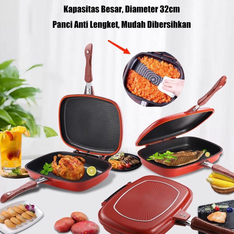 Jual Happy Call Double Pan Jumbo / Pan Bolak Balik-Double Side Pan-32 ...