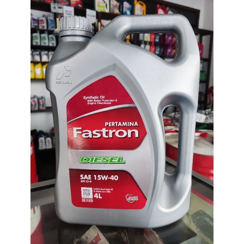 Jual PERTAMINA FASTRON DIESEL 15W-40 4 LITER | Shopee Indonesia