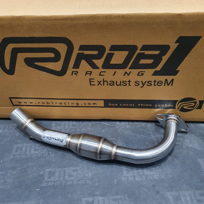 Jual Knalpot Standard Racing ROB1 Rob 1 V Cap Stainless Yamaha Fazzio ...