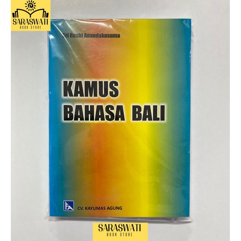 Jual Kamus Bahasa Bali Cover Orange Sri Reshi Anandakusuma