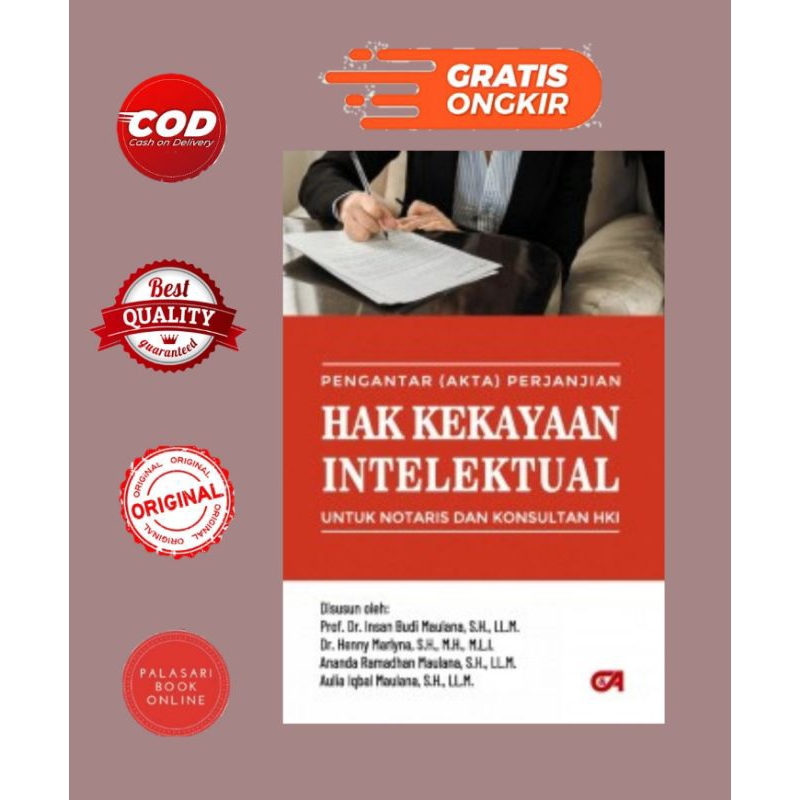 Jual Buku Pengantar (Akta) Perjanjian Hak Kekayaan Intelektual Untuk ...