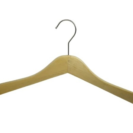 Jual Hanger Kayu Wood Hanger Dewasa Warna Natural Shopee Indonesia