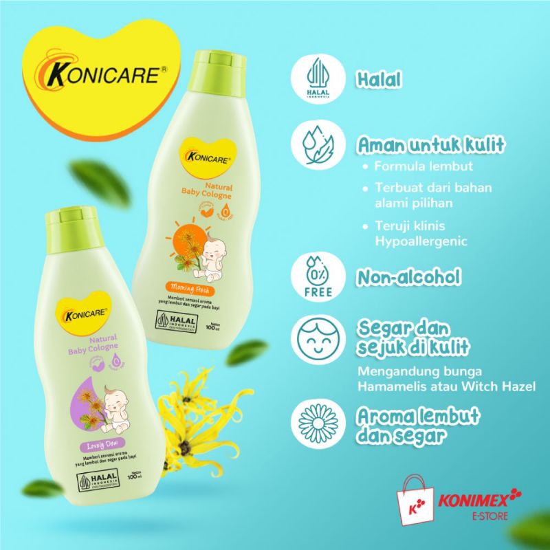 Jual Konicare Natural Baby Cologne 100 ml | Shopee Indonesia