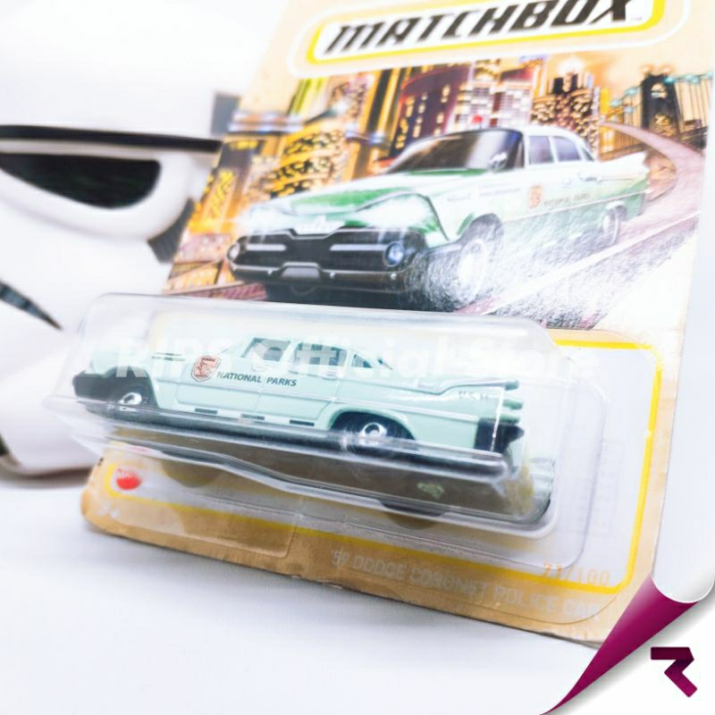 Jual Matchbox 59 Dodge Coronet Police Car National Parks | Shopee Indonesia