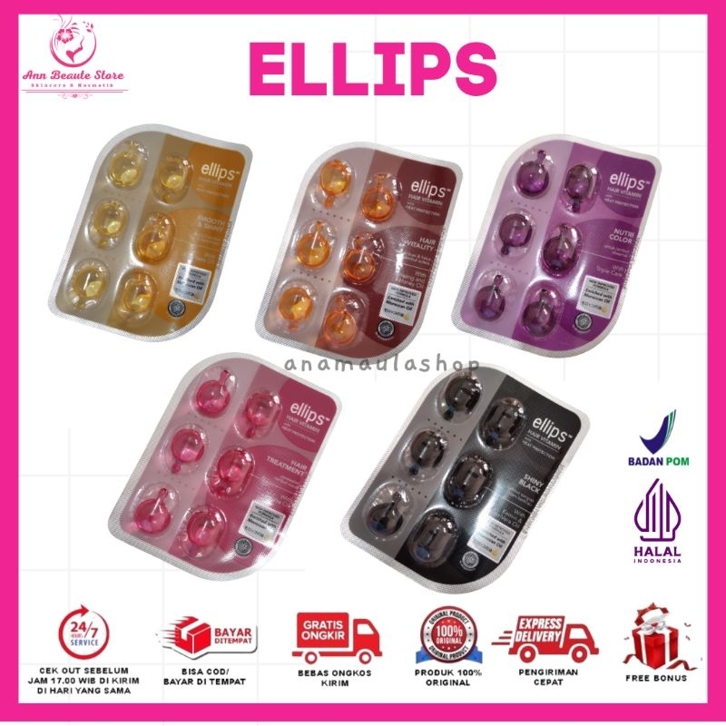 Jual Ellips hair vitamin Sachet | Shopee Indonesia