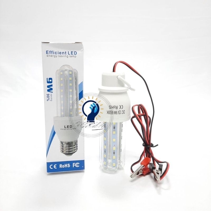Jual LAMPU LED DC AKI 7W / 9W / 12 W | Shopee Indonesia