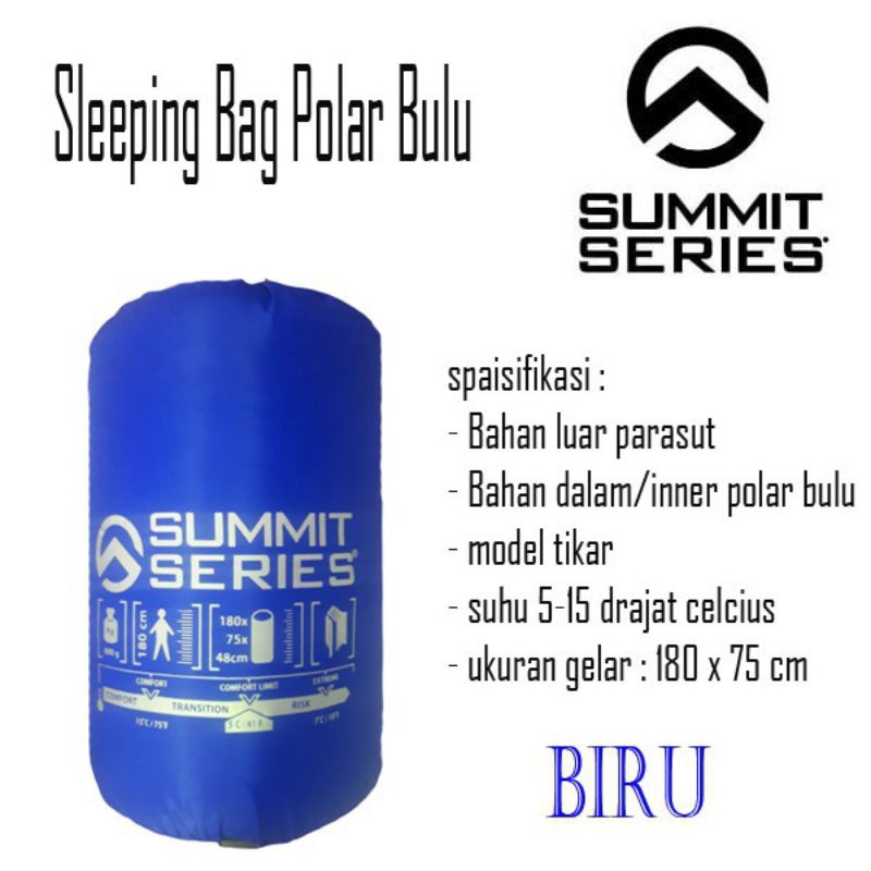 Jual Sleeping Bag Polar Bulu Tebal Dan Hangatselimut Gunung Shopee