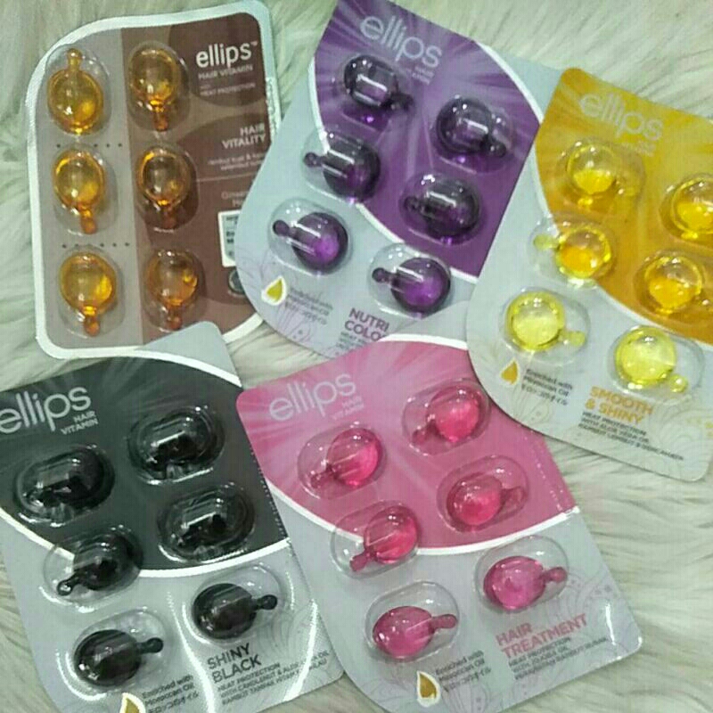 Jual ELLIPS HAIR VITAMIN isi 6 pcs | Shopee Indonesia