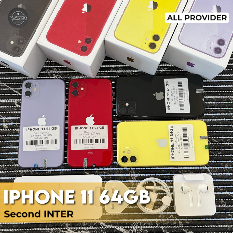 Jual IPhone 11 64gb (Second Inter) | Shopee Indonesia