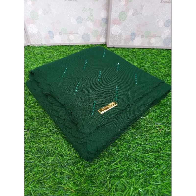 Voal Segiempat Swarovski Batang Bunga Voal Premium