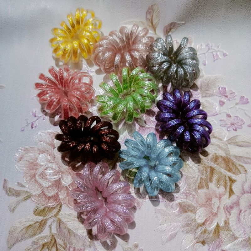 Jual ikat rambut SPIRAL perpc | Shopee Indonesia