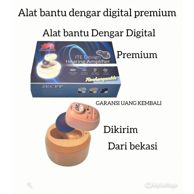 Jual Alat Bantu Dengar Digital Premium Jernih Hearing Aid BISA CAS ...