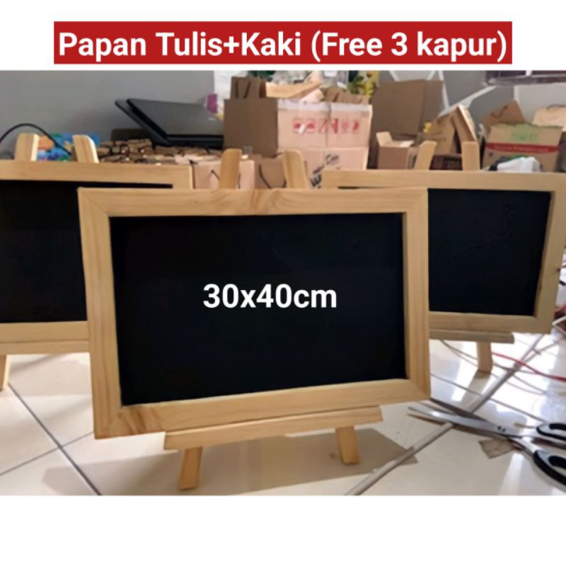 Jual Gratis 3 Kapur Papan Tulis Kapur 30x40 Papan Tulis Hitam Papan