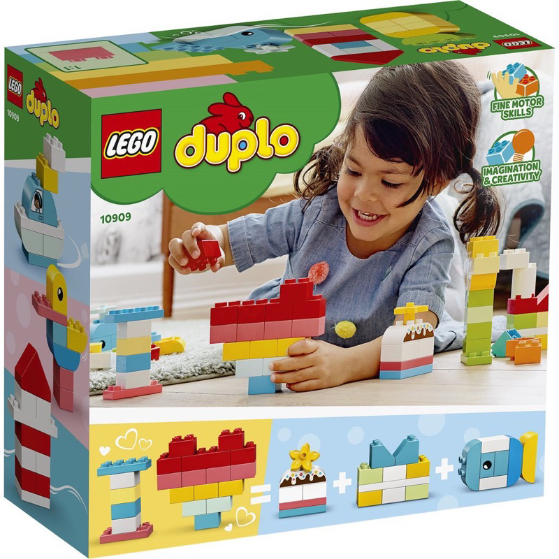 Jual LEGO DUPLO 10909 Classic Heart Box (80 Pieces) [ Kids Learning ...