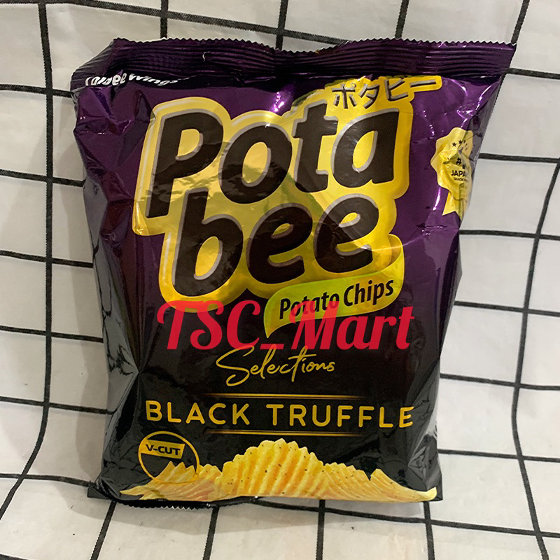 Jual Calbe Wings Pota Bee Potato Chips Black Truffle Snack Calbe Wings Pota Bee