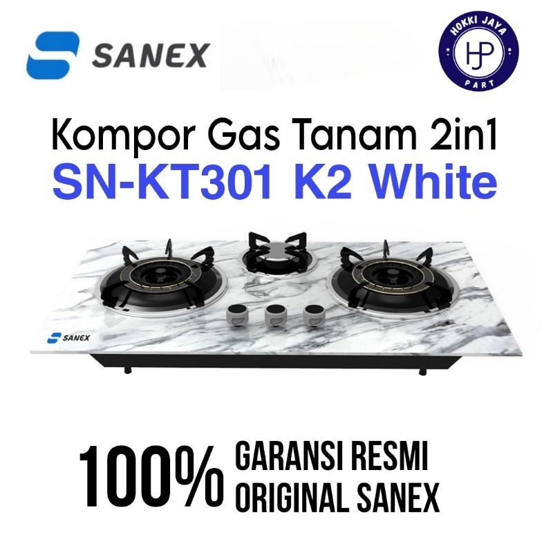 Jual Sanex Sn Kt K White Kompor Gas Tanam Tungku Marble Series