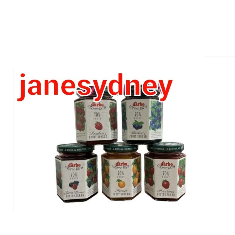 Jual Selai Darbo Jam Strawberry Apricot Raspberry Seville Bitter Orange ...