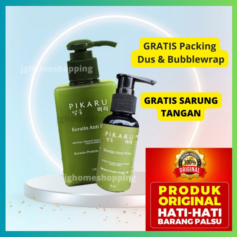 Jual Pikaru Keratin Rambut Anti Frizz Keratin Treatment 75ml | Shopee ...