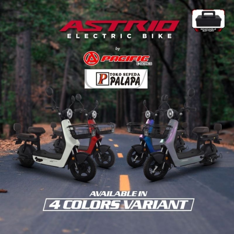 Jual SEPEDA LISTRIK PACIFIC ASTRIO Electric Bike | Shopee Indonesia
