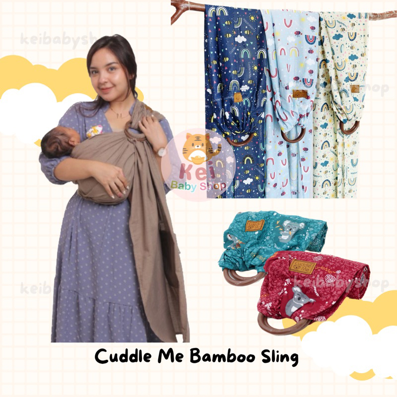 Jual Cuddleme Bamboo Ring Sling Gendongan Bayi Shopee Indonesia