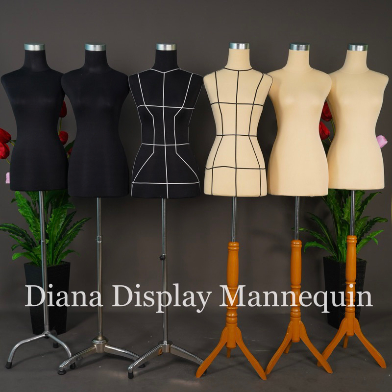 Jual PATUNG MANEKIN WANITA DEWASA DRESS MAKING FULL FOAM BUSA TUSUK