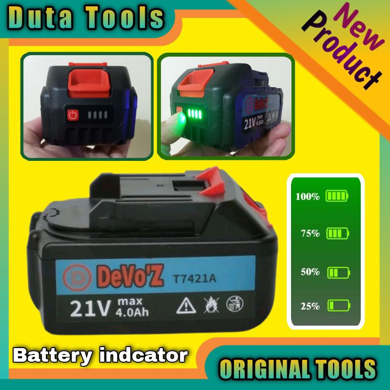 Jual Baterai Cordless 21V Litium Ion Power Share Charger Docking 21V ...