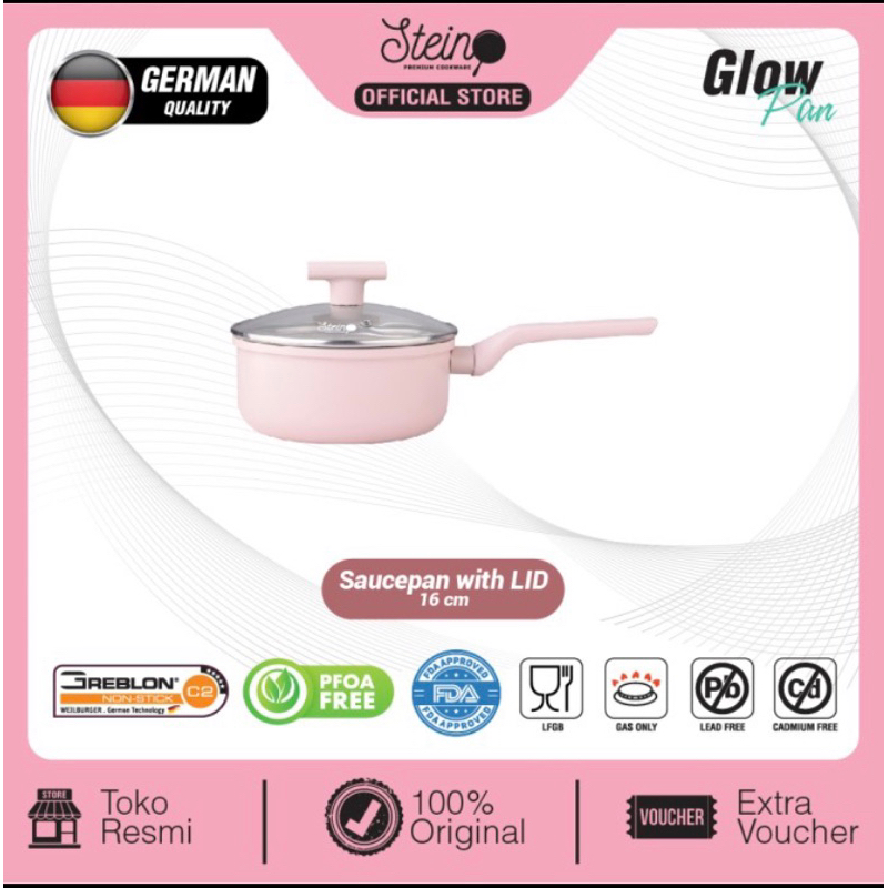 Jual Ecer Set Glow Pan Stein Glowpan Set Steincookware Shopee Indonesia