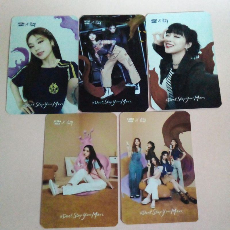 Jual Photocard Itzy X Ultra Milk Set Pcs Sesuai Di Foto Shopee